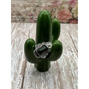 Black Opal Southwest Silver 925 Ring
